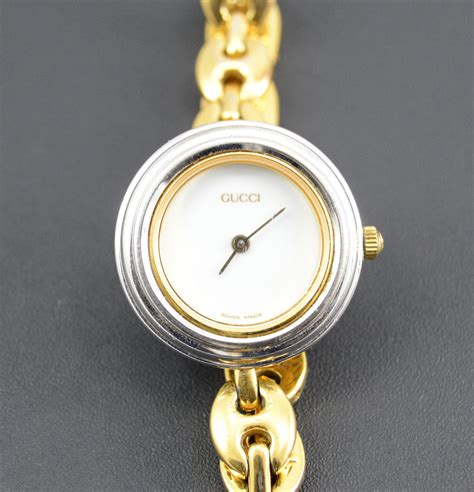 vintage womens gucci watch|vintage gucci watch women's interchangeable.